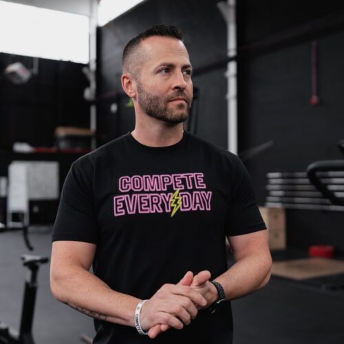 Jake Thompson in Compete Every Day Tshirt